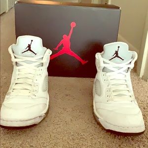 Jordan Retro V White/Silver
